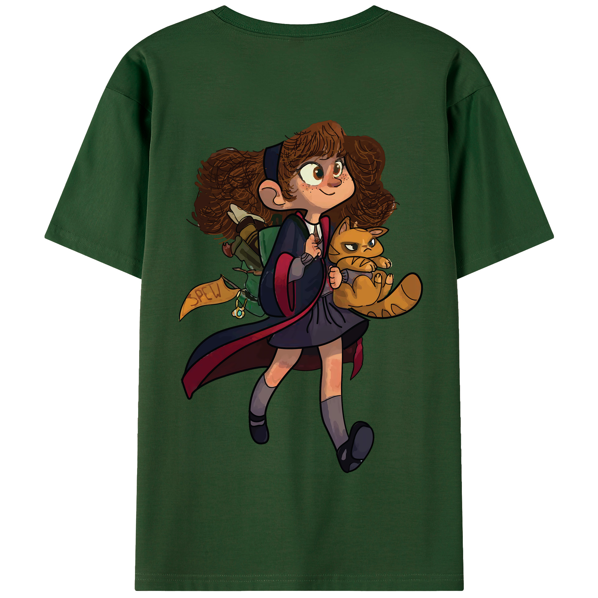 （画像用） Harry Potter ハリー・ポッターシリーズ 綿100％半袖Tシャツ（背面プリント）